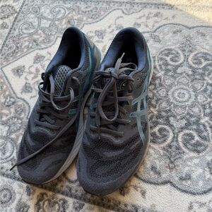 ASICS Men's Gel-Nimbus 23 Carrier Grey/Digital Aqua, Extra Wide, US 11